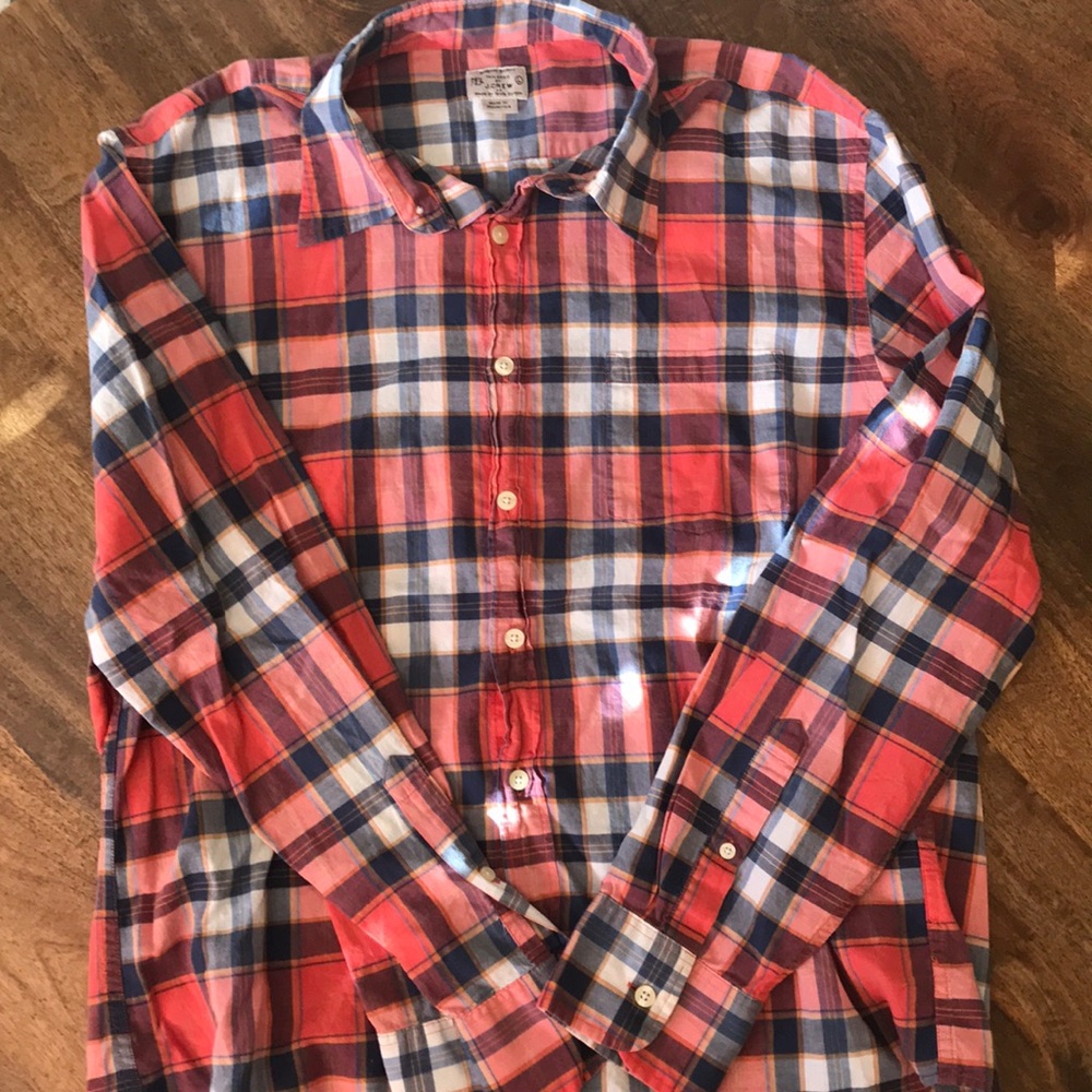 J Crew Madras Shirt